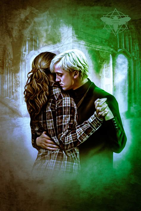 is draco dating hermione